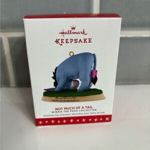 Hallmark Keepsake Ornament Disney's Winnie the Pooh, titled "Not Much of a Tail"